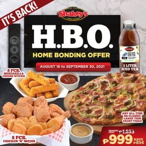 Shakey's - Home Bonding Offer for P999 (Was P1853)