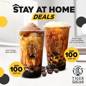 Tiger Sugar - Stay at Home Deals for P100