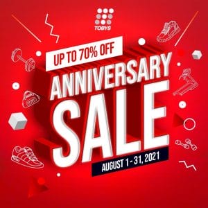 Toby's Sports - Anniversary Sale: Get Up to 70% Off