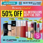 Watsons - Biggest Beauty Sale: Get 50% Off on All Bestsellers