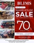 BLIMS Fine Furniture - Warehouse Sale: Get Up to 70% Off