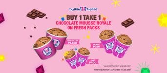 Baskin Robbins - Buy 1 Take 1 Chocolate Mousse Royale on Fresh Packs