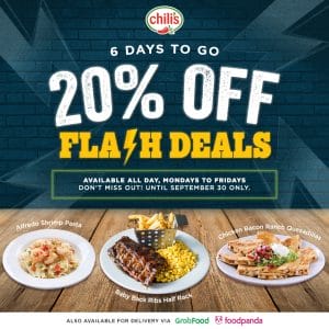 Chili's - 20% Off Flash Deals