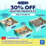 Cinnabon - 30% Off Promo via SM Malls Online