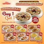 Classic Savory - Buy 1 Get 1 Merienda Deals