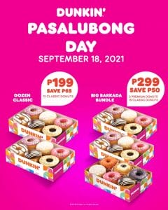 Dunkin - Pasalubong Day Promo: Save As Much As P65 