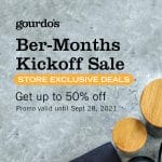 Gourdo's - Ber-Months Kickoff Sale: Get Up to 50% Off