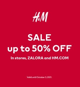 H&M - Exclusive Sale: Get Up to 50% Off