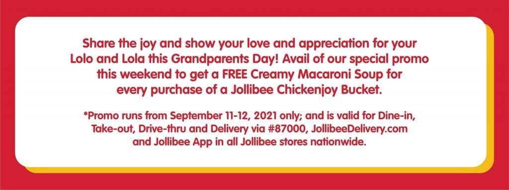 Jollibee Grandparents Day Promo Sep21 1
