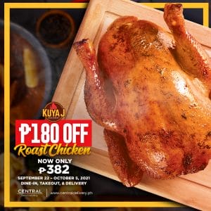 Kuya J Restaurant - Get P180 Off on Roast Chicken
