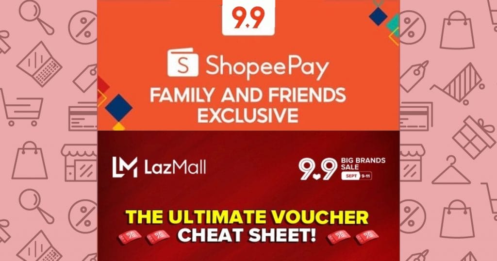 Lazada and Shopee 9.9 Voucher Cheat Sheet