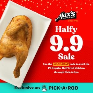 Max's Restaurant - Halfy 9.9 Sale via Pick.A.Roo