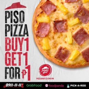 Pizza Hut - September Piso Pizza Promo