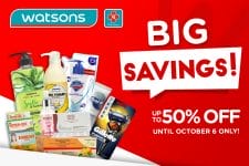 Watsons - Big Savings Promo: Get Up to 50% Off