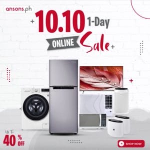 Anson's - 10.10 1-Day Online Sale: Get Up to 40% Off
