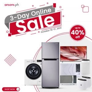 Anson's - 3-Day Online Sale: Get Up to 40% Off