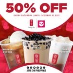 Gong cha - Get 50% Off Every Saturday of October via Foodpanda