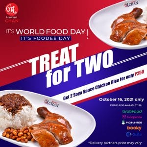 Hawker Chan - World Food Day Soya Sauce Chicken Rice Promo