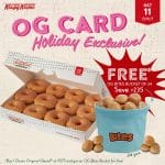 Krispy Kreme - OG Card Holiday Exclusive: Get FREE OG Bites Bucket of 24