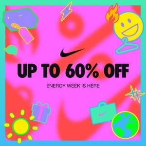 Nike - Energy Week: Get Up to 60% Off