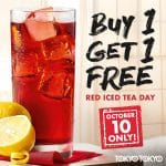 Tokyo Tokyo - Red Iced Tea Day: Buy 1 Get 1 Free