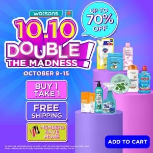 Watsons - 10.10 Double The Madness Online Sale