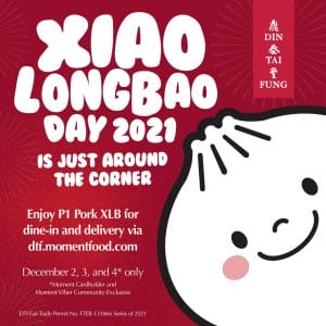 Din Tai Fung - Xiaolongbao Day 2021 Promo