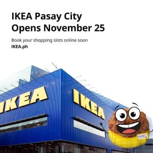 Ikea Pasay City Opens November 25
