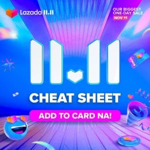 Lazada - 11.11 Cheat Sheet