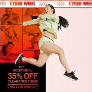 Nike - Cyber Week Sale: Get Additional 35% Off Clearance Items
