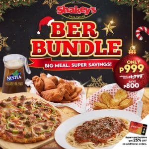 Shakey's - Ber Bundle for P999 (Save P800)