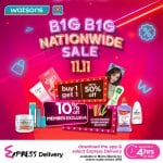 Watsons - 11.11 Big Big Nationwide Sale