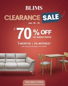 BLIMS Furniture - Clearance Sale: Get Up to 70% Off