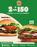 Burger King - 2 for P150 Whopper Jr. Promo