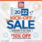 CW Home Depot - 2022 Kick-Off Sale: Get 10% Off