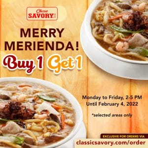 Classic Savory - Merry Merienda Buy 1 Get 1 Deals