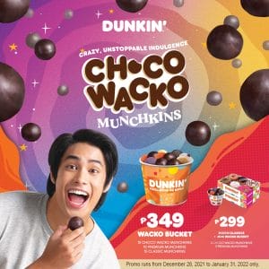 Dunkin - Choco Wacko Munchkins Promo