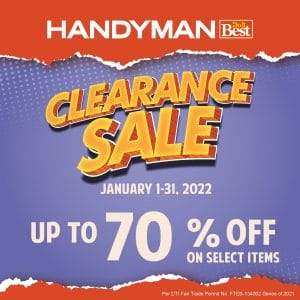 Handyman - Clearance Sale: Get Up to 70% Off