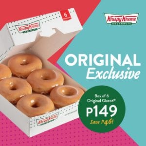 Krispy Kreme - Original Exclusive Promo for P149
