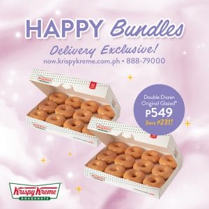 Krispy Kreme - Delivery Exclusive: Happy Bundles Promo