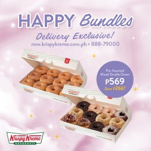 Krispy Kreme - Delivery Exclusive: Happy Bundles Promo