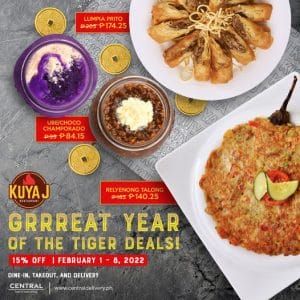 Kuya J Restaurant - Grrreat Year of the Tiger Deals: Get 15% Off
