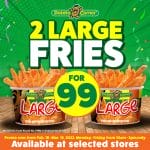 Potato Corner - 2 Large Fries for P99 Promo