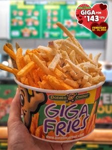 Potato Corner - Giga Fries for P143 Promo