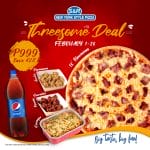 S&R New York Style Pizza - Threesome Deal for P999