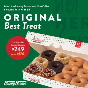 Krispy Kreme - International Women's Day Original Best Treat Promo