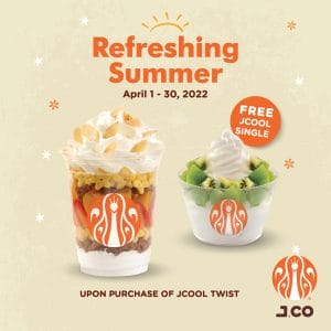 J.CO Donuts and Coffee - Get FREE J.COOL Single Promo