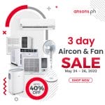 Anson's - 3-Day Aircon and Fan Sale