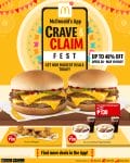 McDonald's - Crave & Claim Fest via the McDonald's App