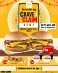 McDonald's - Crave & Claim Fest via the McDonald's App